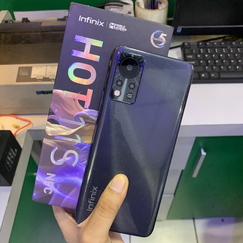 Infinix hot 11s Nfc 6/128gb second bekas pakai resmi normal fullset original