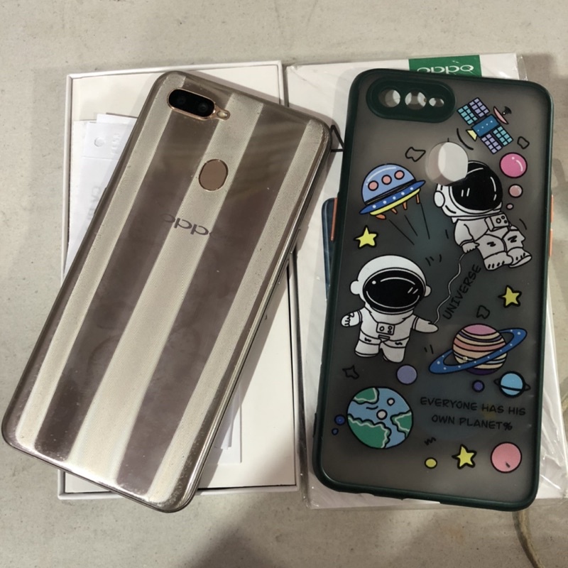 handphone second OPPO A7 fullset