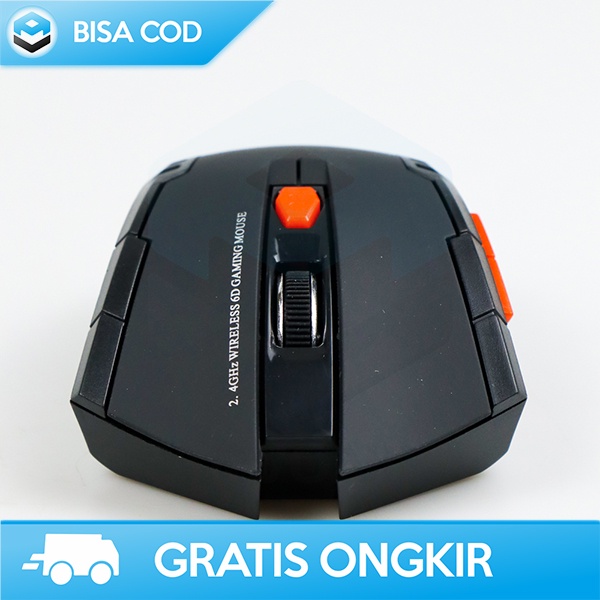 MOUSE FANTECH GAMING 2.4 GHZ NANO AMBIDEXTROUS NIRKABEL BY TAFFWARE W4