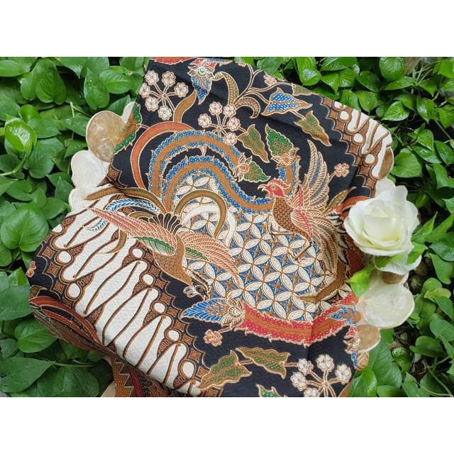 Kain batik dobi motif burung