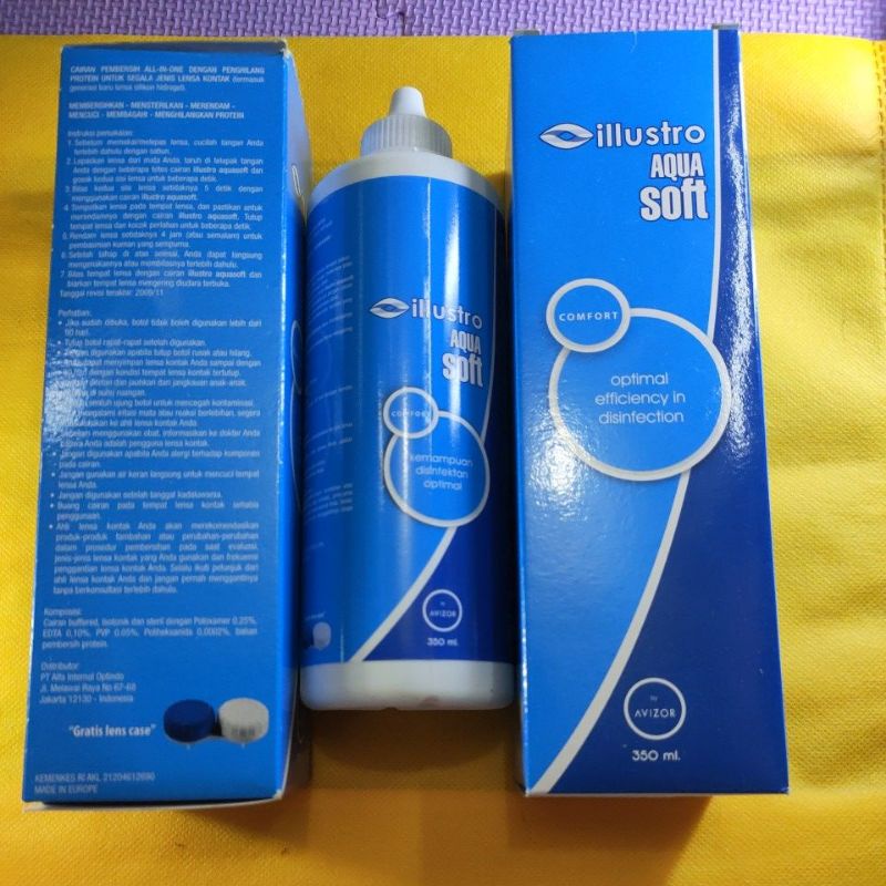 Cairan illustro 350ml /air softlens illustro