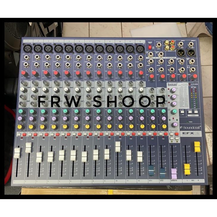 Mixer Audio Soundcraft Efx12 / Efx 12 / Efx-12 (12 Ch) Profesional Kode 1282