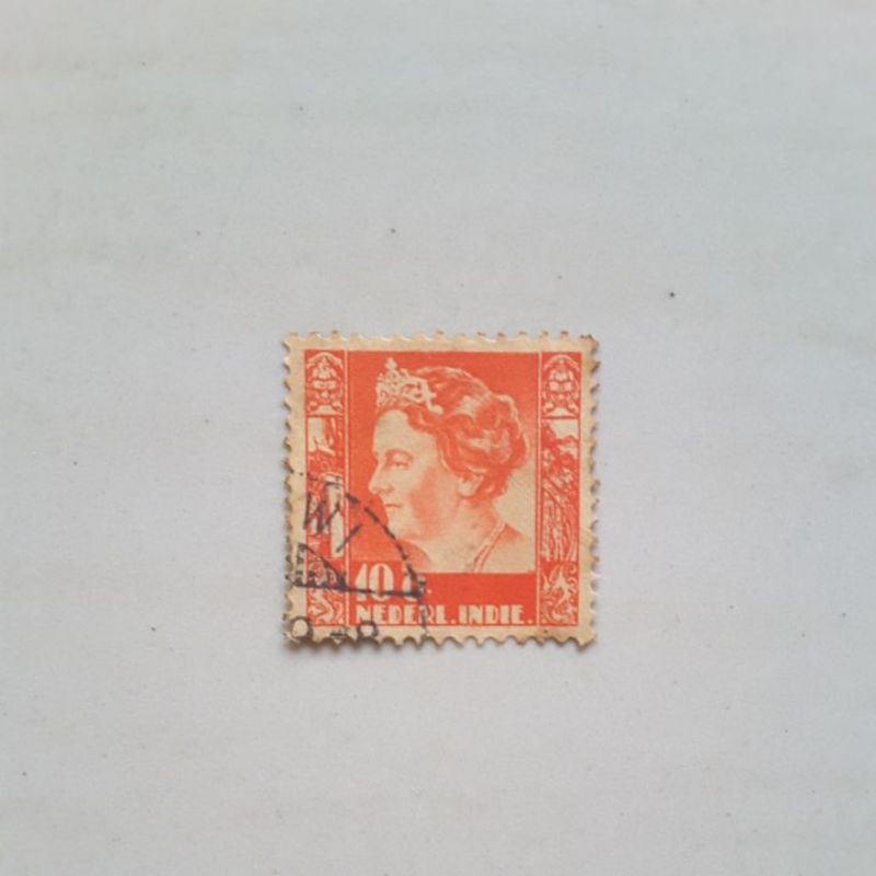 

Perangko netherland indie queen wilhelmina 1933 nominal 10c