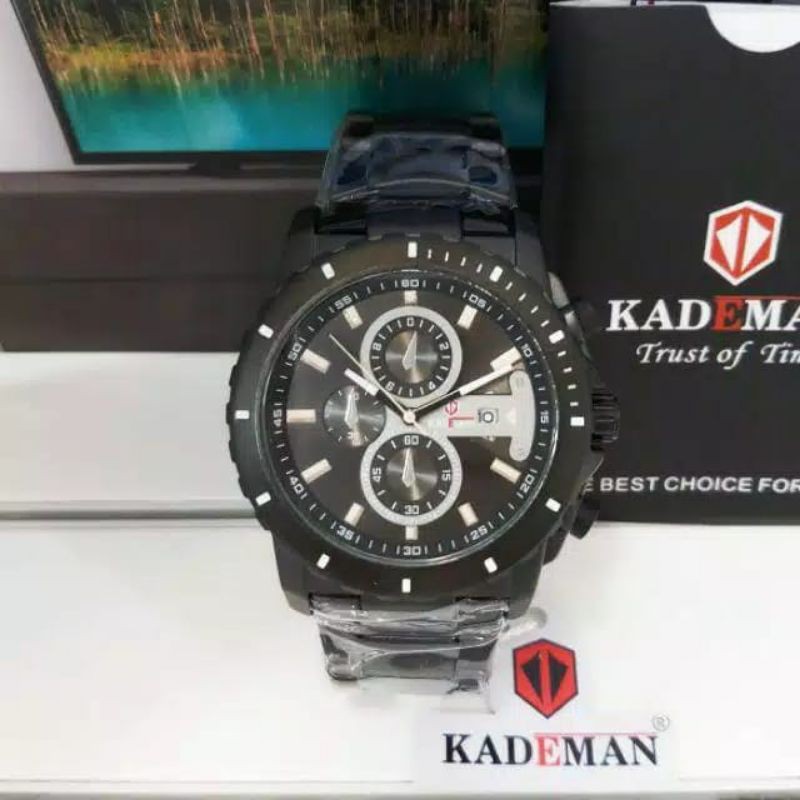 JAM TANGAN PRIA KADEMAN WATER PROFF 5OM COMBI