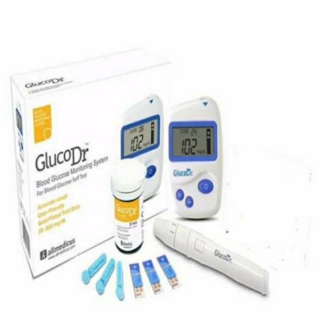 Alat Gluco Dr Biosensor-Test Gula Darah + 25 strip