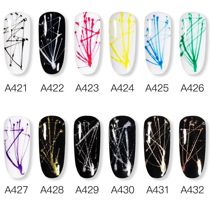 ROSALIND Spider Gel Nail Polish UV LED / Kutek / Cat Kuku