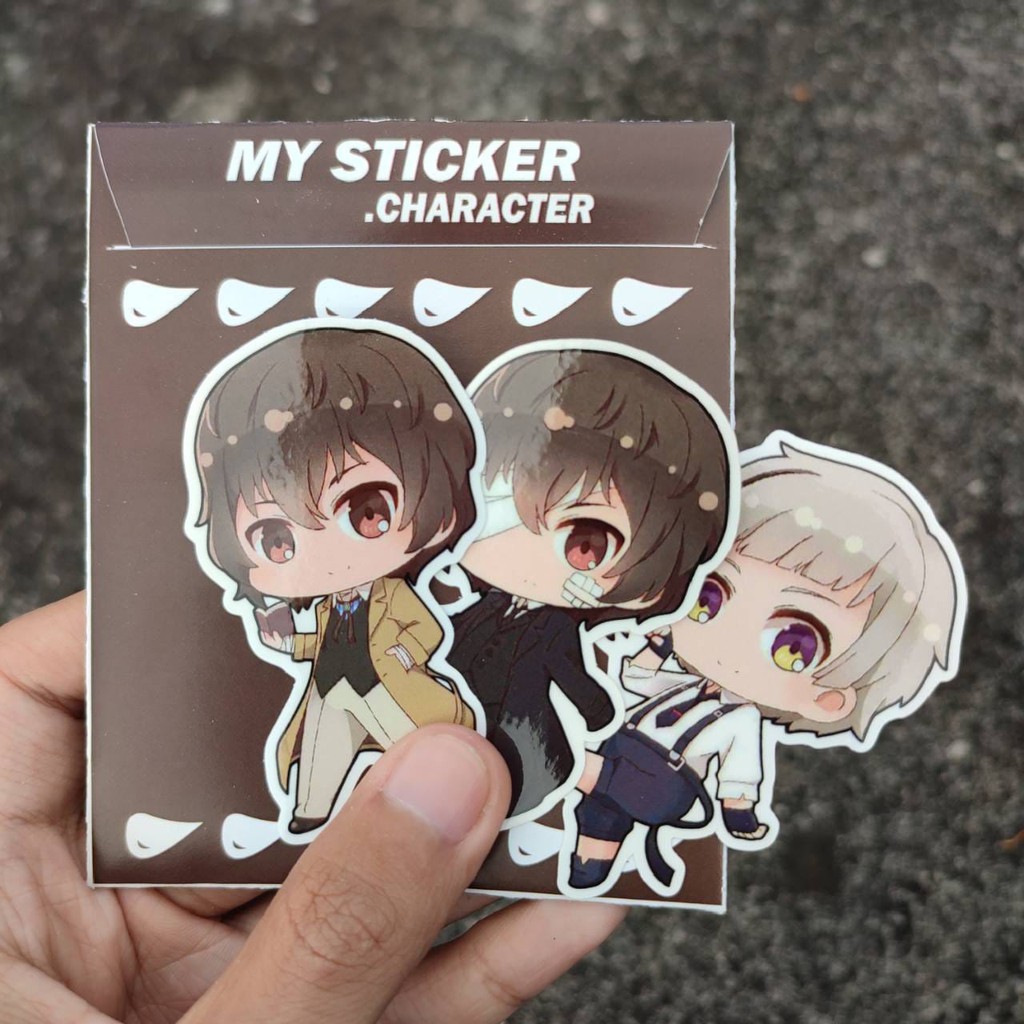 Koleksi Stiker Anime terlengkap - Sticker Bungou STray Dogs Kode 1