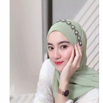 Pasmina RENDA MUTIARA Payet Diamon Georgate