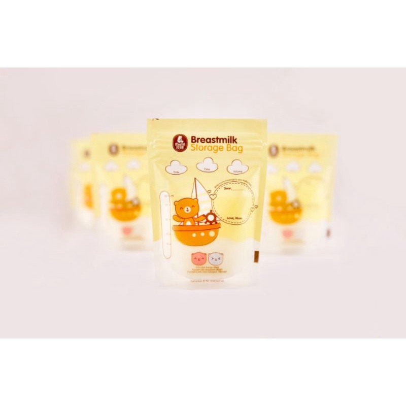 [Best Seller] Kantong Asi Mama Bear 120 ML - Mama Bear Breastmilk Storage Bag