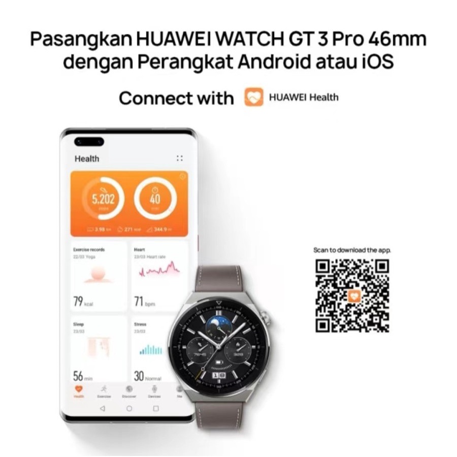 HUAWEI GT 3 PRO SMART WATCH GARANSI RESMI TERMURAH