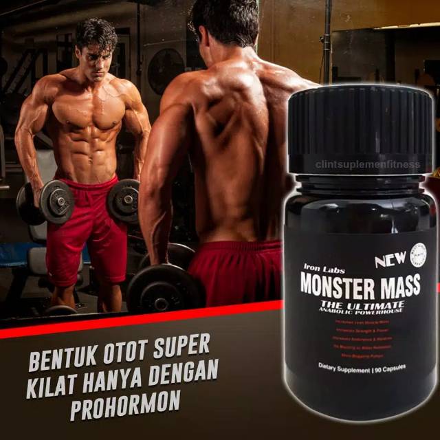Iron Labs Monster Mass 90 caps ORIGINAL 100% BADAN JADI