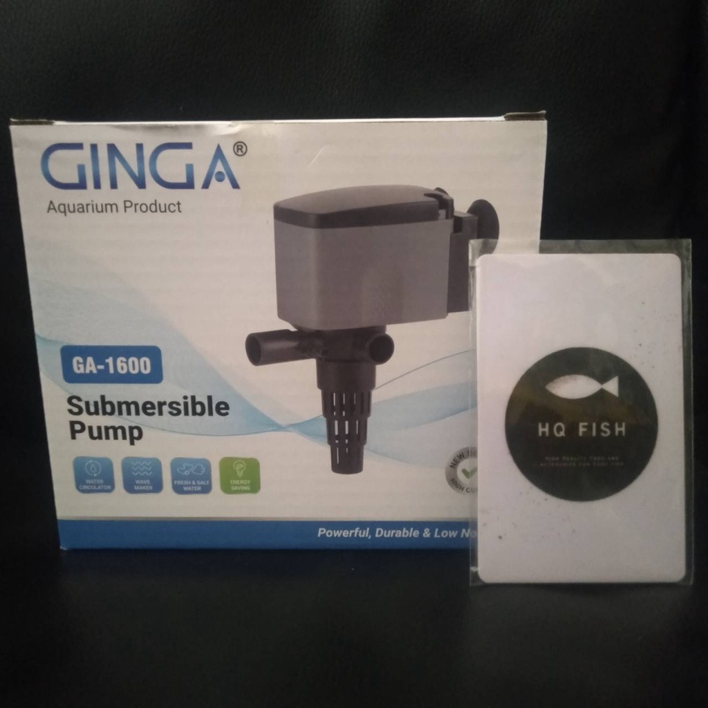 POWER HEADS GINGA GA 1600 GINGA POMPA CELUP AQUARIUM 14 WATT LOW WATT