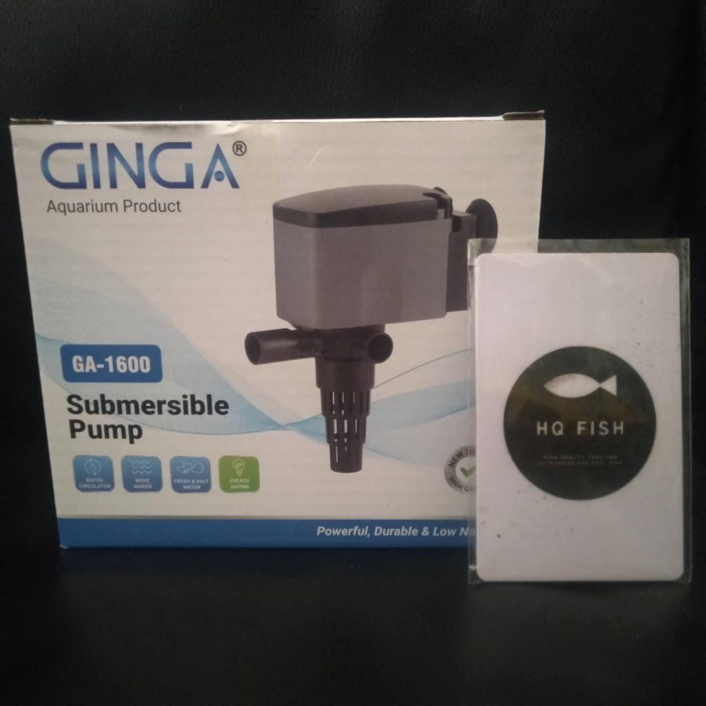 POWER HEADS GINGA GA 1600 GINGA POMPA CELUP AQUARIUM 14 WATT LOW WATT