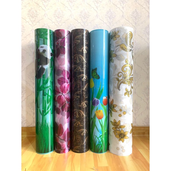 (Free Ongkir) Fiber pagar Penutup Pagar TULIP motif bunga kupu kupu/ 3d panda batik New