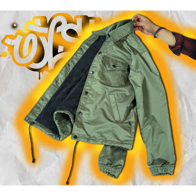 JAKET COACH BLIND MELON