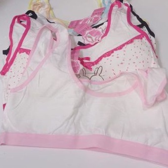 Miniset model sport miniset anak perempuan dewasa remaja bra bh remaja katun halus lembut busa tipis