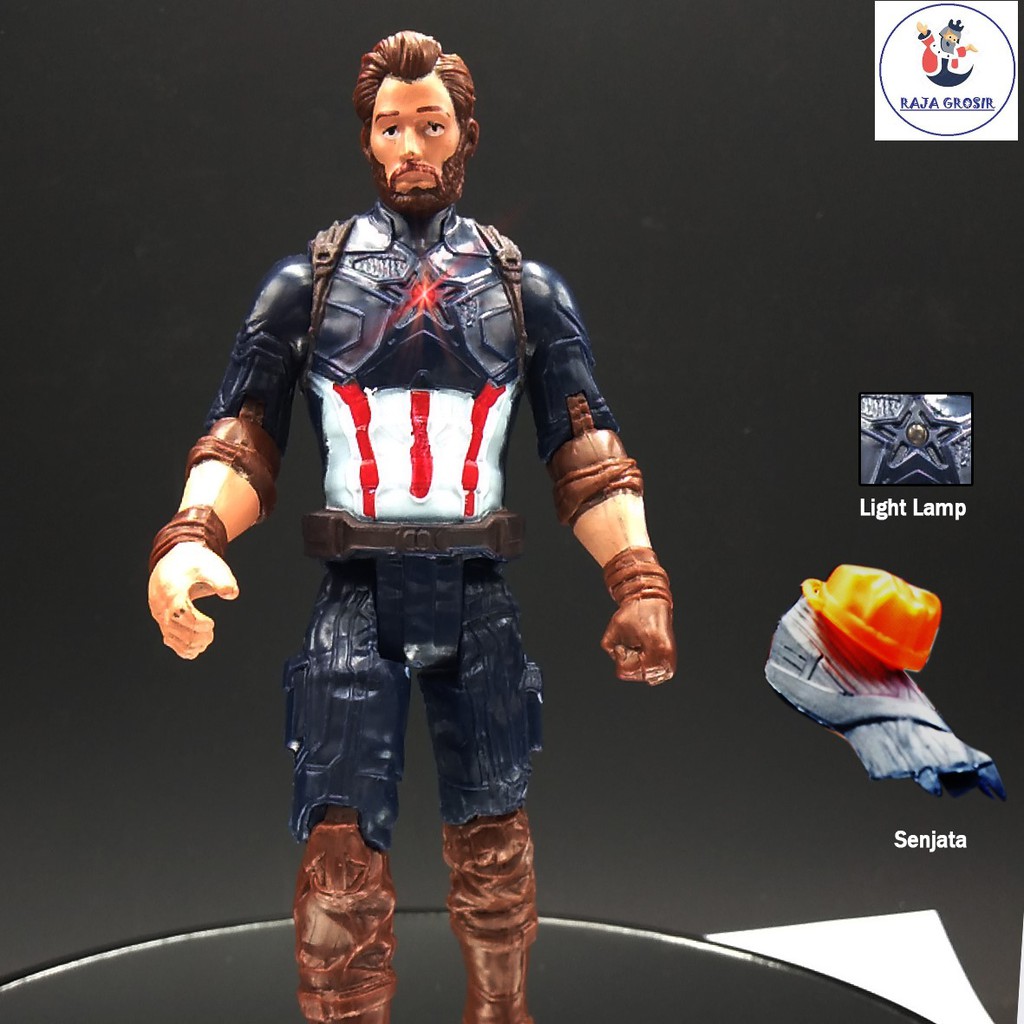 Mainan Action Figure Marvel Avengers / Mainan Anak Action Figure Avengers Captain America