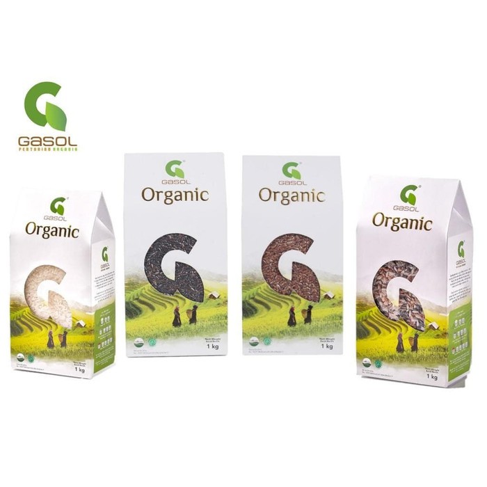 Gasol Beras Organic - Beras 1kg