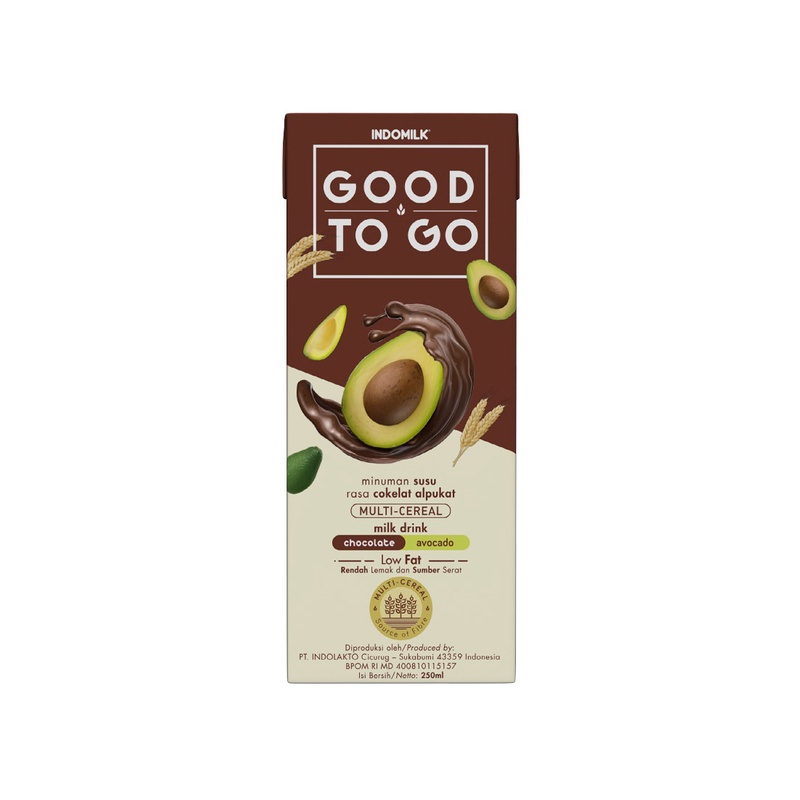 

Indomilk Susu Cair Uht Good To Go Choco Avocado 250Ml - Alhanan/04