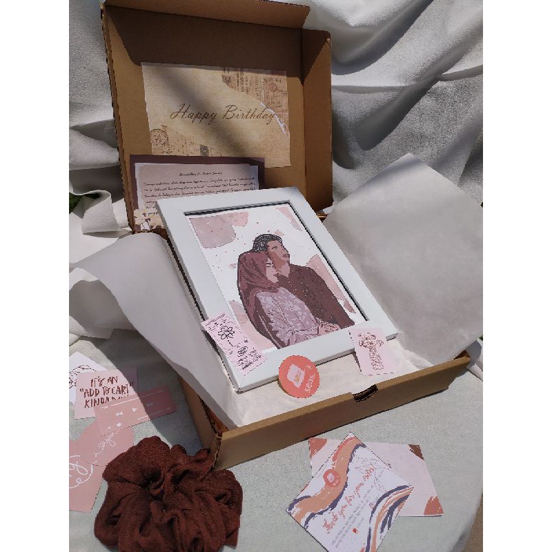 

Gift box ilustrasi/vektor/ilustrasi wajah