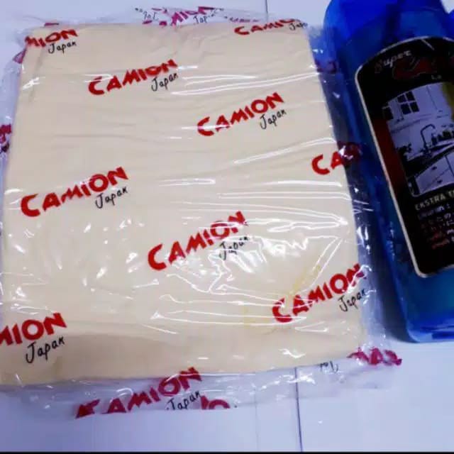 (GROSIRJAYA32) KANEBO MOTOR CAMION SUPER / KAIN LAP CHAMOIS SERAT