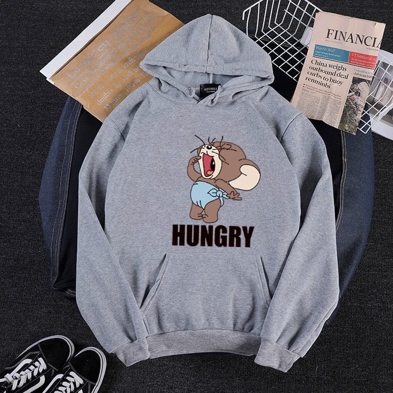 HUNGRY Sweater Hoodie II Jumper hoodie HUNGRY  Sz M-XL ( Pria &amp; Wanita )