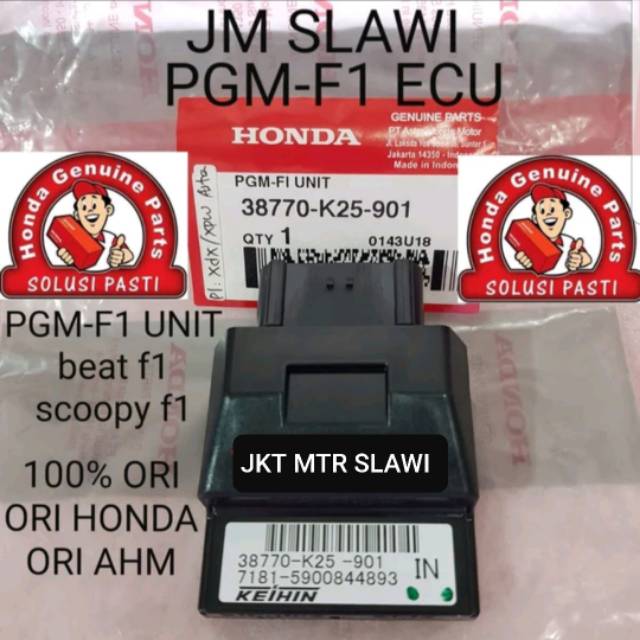 38770-K25-901 Ecu beat f1  injeksi asli AHM