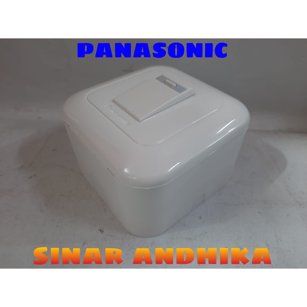 SAKLAR ENGKEL KECIL PUTIH OUTBOW PANASONIC WEJ 78019+WEJ 5531+WEJ 6911W