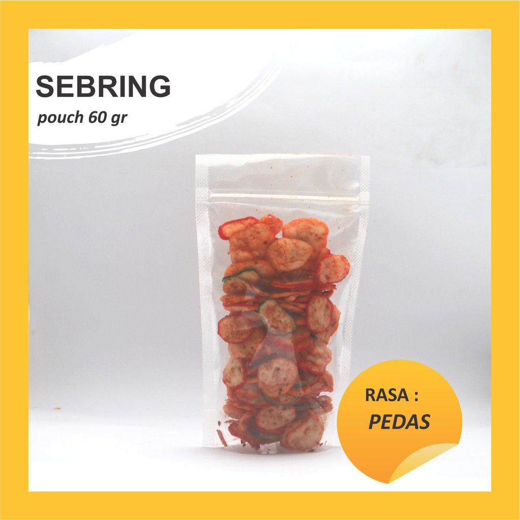 makanan ringan/sebring/pouch 70 gram