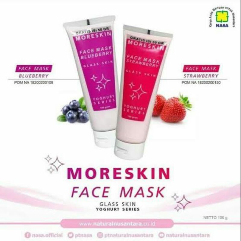 Moreskin Face Mask Strawberry