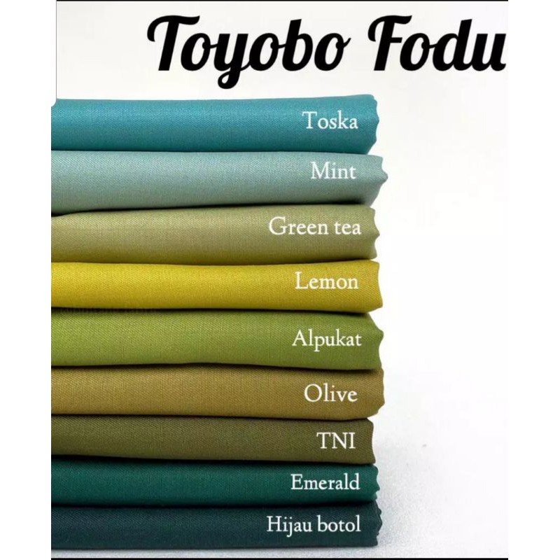 Kain Toyobo Fodu ori katun toyobo 0,5m