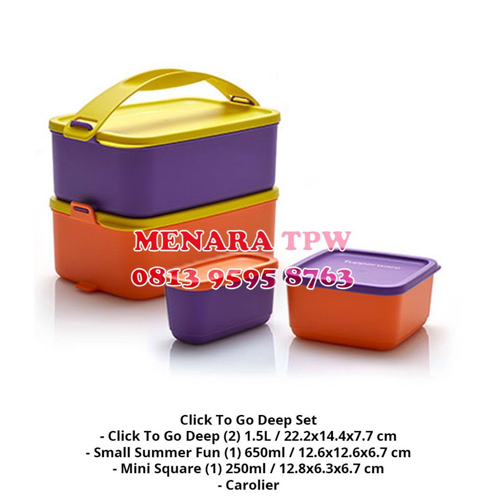 Unik  SALE 50persen CTG Deep Set Paket Rantang Bekal  Berkualitas
