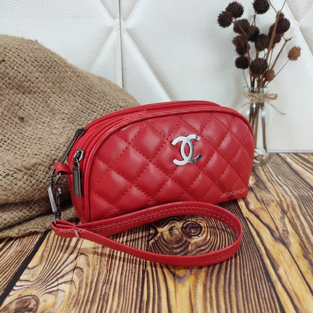 NAGITA / Dompet Wanita Kerang 2Ruang - DOMPET CHNL BAKPAO 0942-MERAH