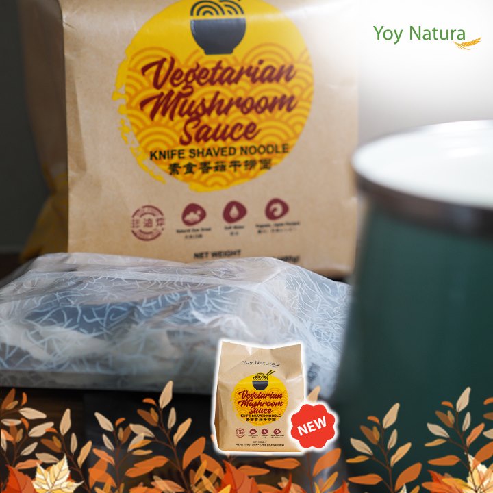 

Yoy Natura Mie Kering Vegetarian Curry Mushroom Sauce 480g / Halal & BPOM