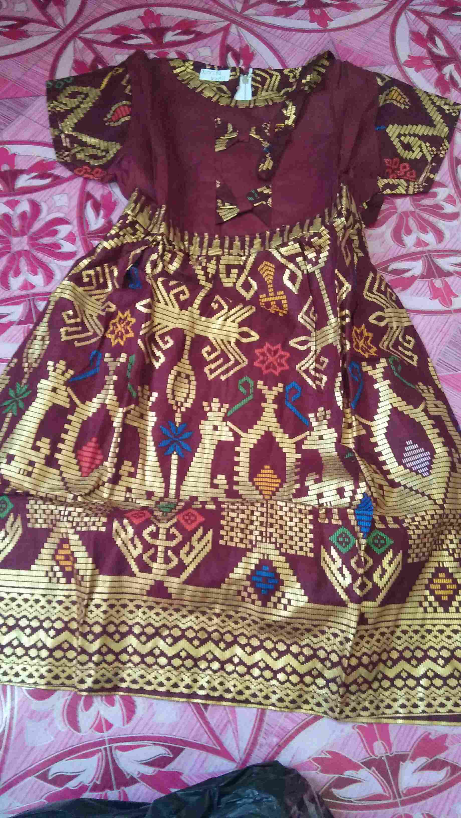 Qnunbatik Batik Family/keluarga Rok N Blus Viona Kidang
