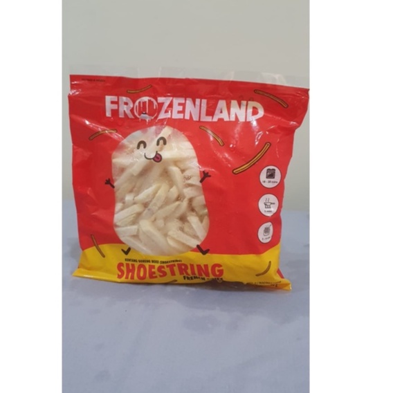 

Frozenland Shoestring 500gr / Kentang Goreng