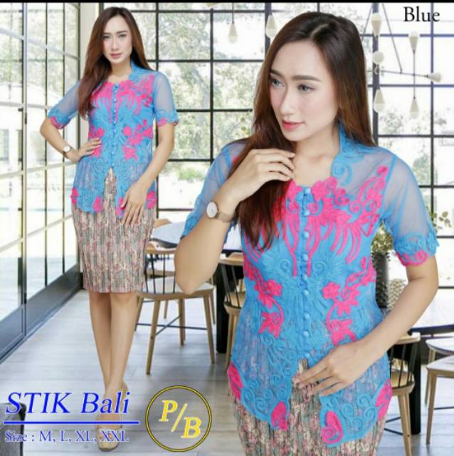 Realpic Stelan Kebaya Bordir Stik Original Butik