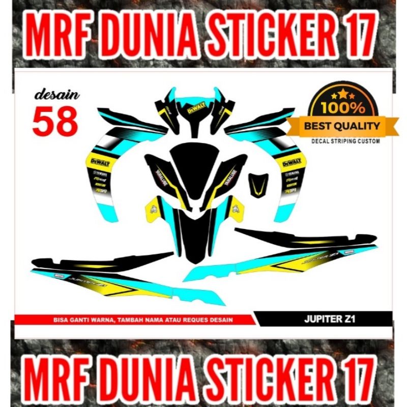 Sticker decal Jupiter Z1 Full Body Striping Jupiter Z1 Sticker Jupiter Z1 Sticker Jupiter Z1 58