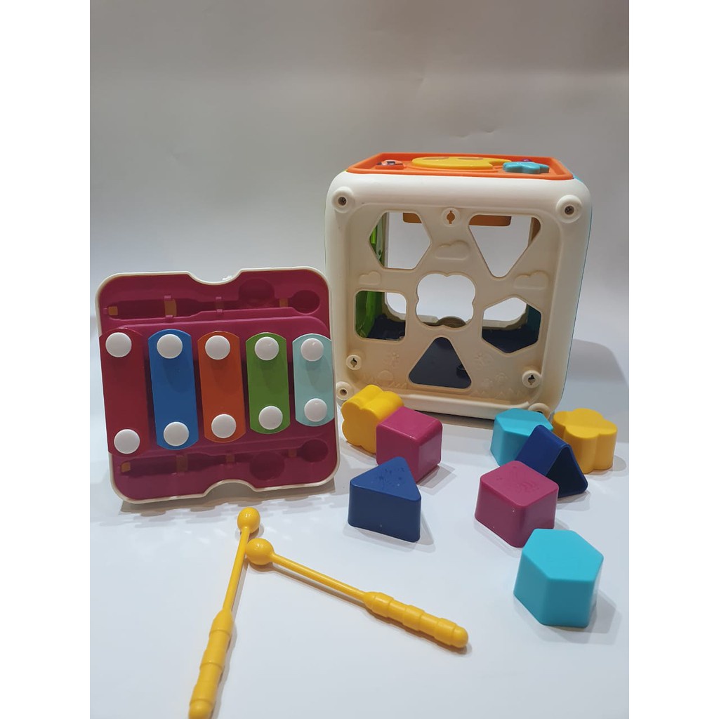 Ploopy Learn and Play Activity Cube / PP21159 / Mainan Anak