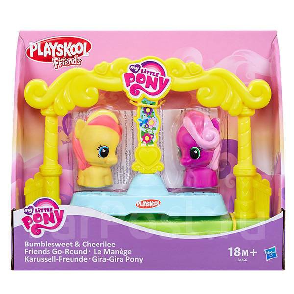 Mainan Anak Playskool Friends My Little Pony Bumblesweet & Cheerilee Friends Go Round Kado Anak Bali