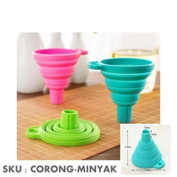 CORONG AIR MINYAK SILICONE/CORONG LIPAT UKURAN FLEXIBLE