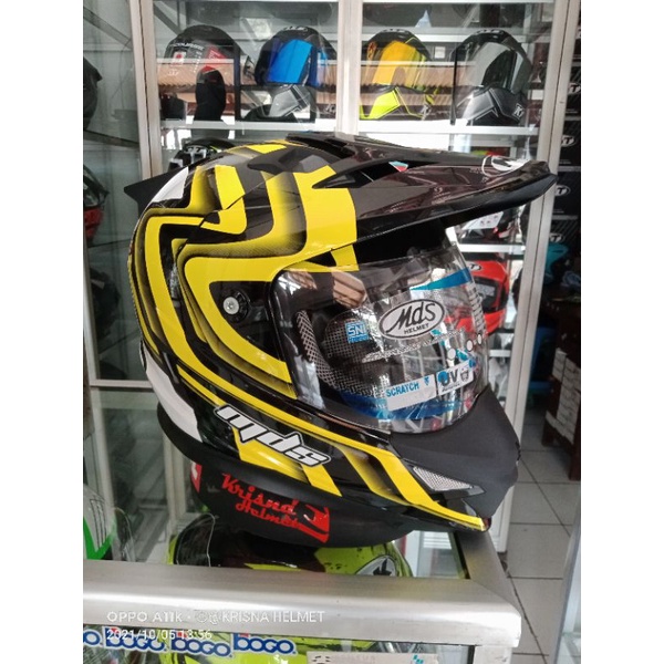 Helm Full Face MDS SUPER PRO # 1 DOUBLE VISOR