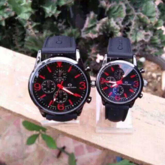 jam tangan charles delon couple ORIGINAL anti air