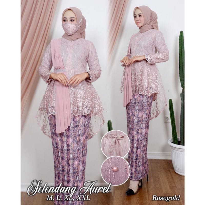 COD - KEBAYA AORORA SELENDANG - KEBAYA MODERN - KEBAYA WISUDA - KEBAYA PESTA - ATASAN KEBAYA MODERN - KEBAYA-ZK-2