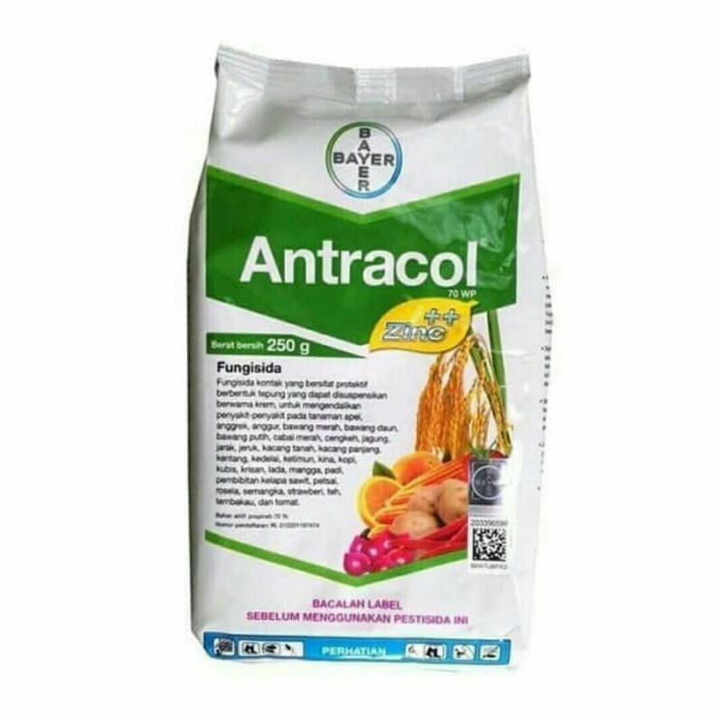 Fungisida Kontak ANTRACOL 70 WP Plus Zinc Bahan Aktif Propinep