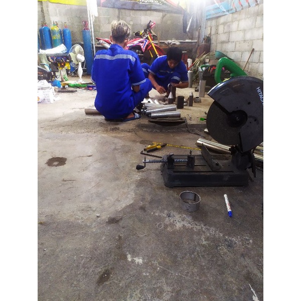 Knalpot Drag inlet 50mm Slincere only Original Bintang Powerfullexhaust-Request