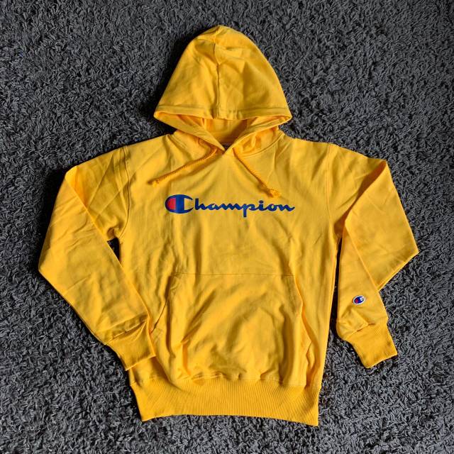 Champion script hoodie (kuning)