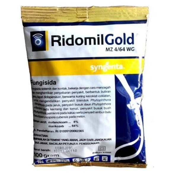 Unik Syngenta Ridomil Gold MZ Fungisida Sistemik Dan Kontak 100 Gr Diskon
