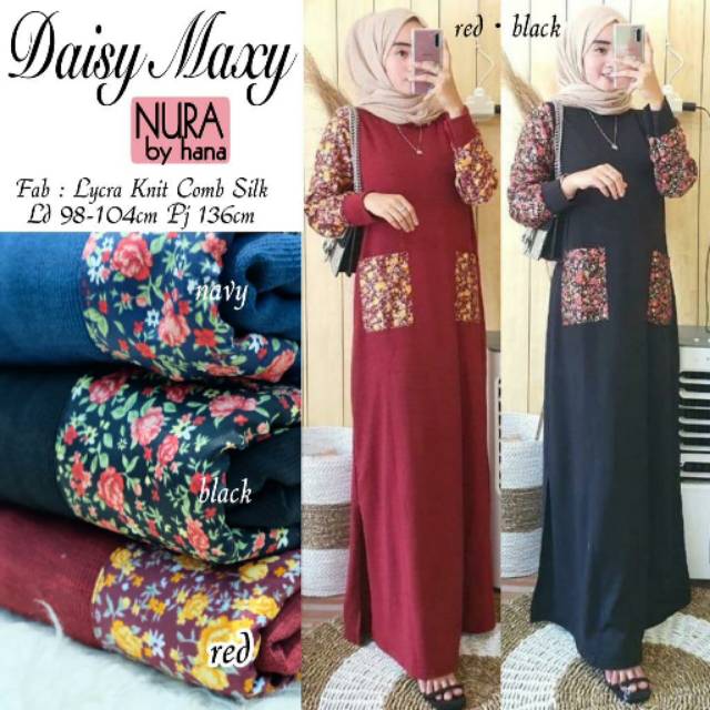 Daisy Maxy Dress Lycra Knit by Nura