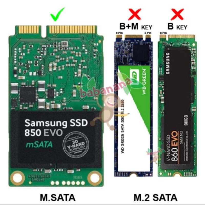 Case 2.5 inch ssd hdd msata to sata m.sata enclosure internal pc